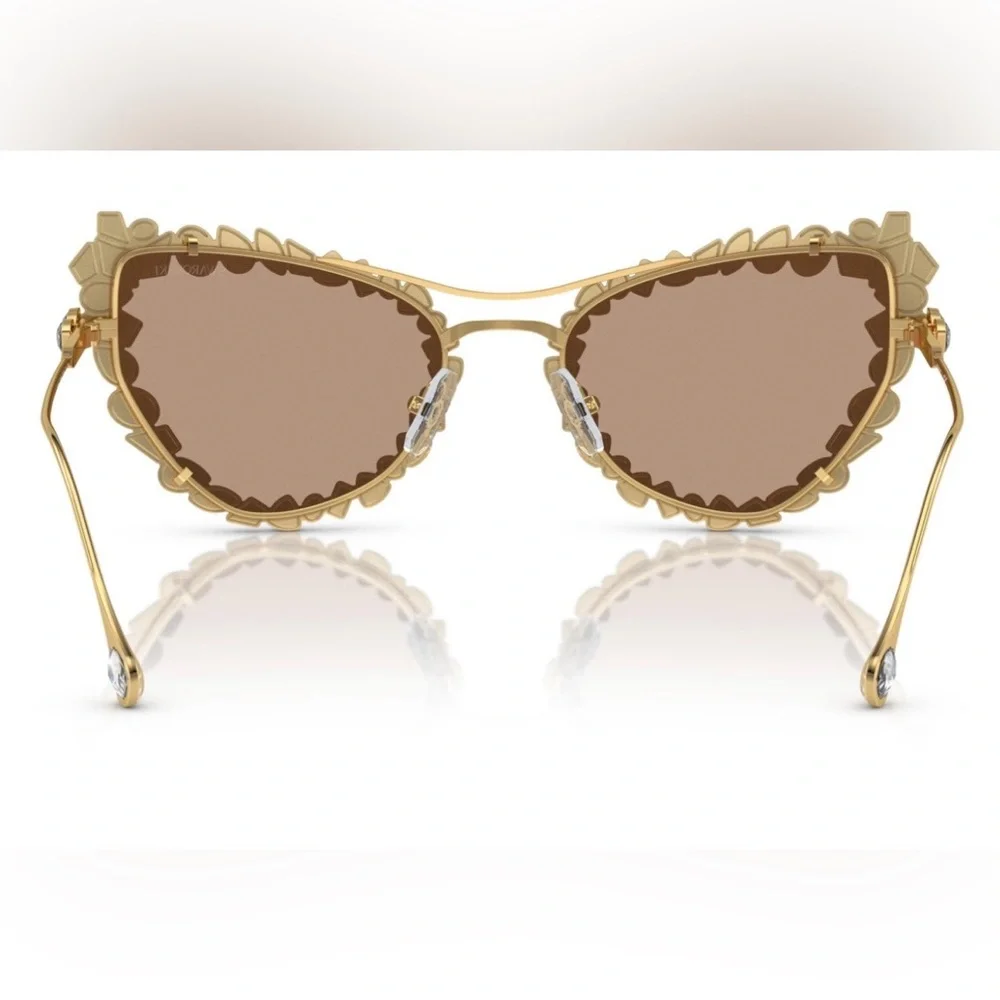 Swarovski Gold Crystal Sunglasses - Picture 4 of 7
